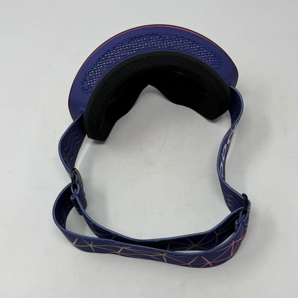 Goodr Snow Goggles Purple Pink Mirrored Yellow Interchangeable Lens Ski Board